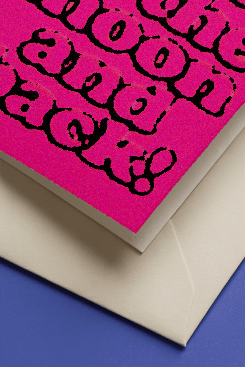 Love You to the Moon and Back Card mockup 3