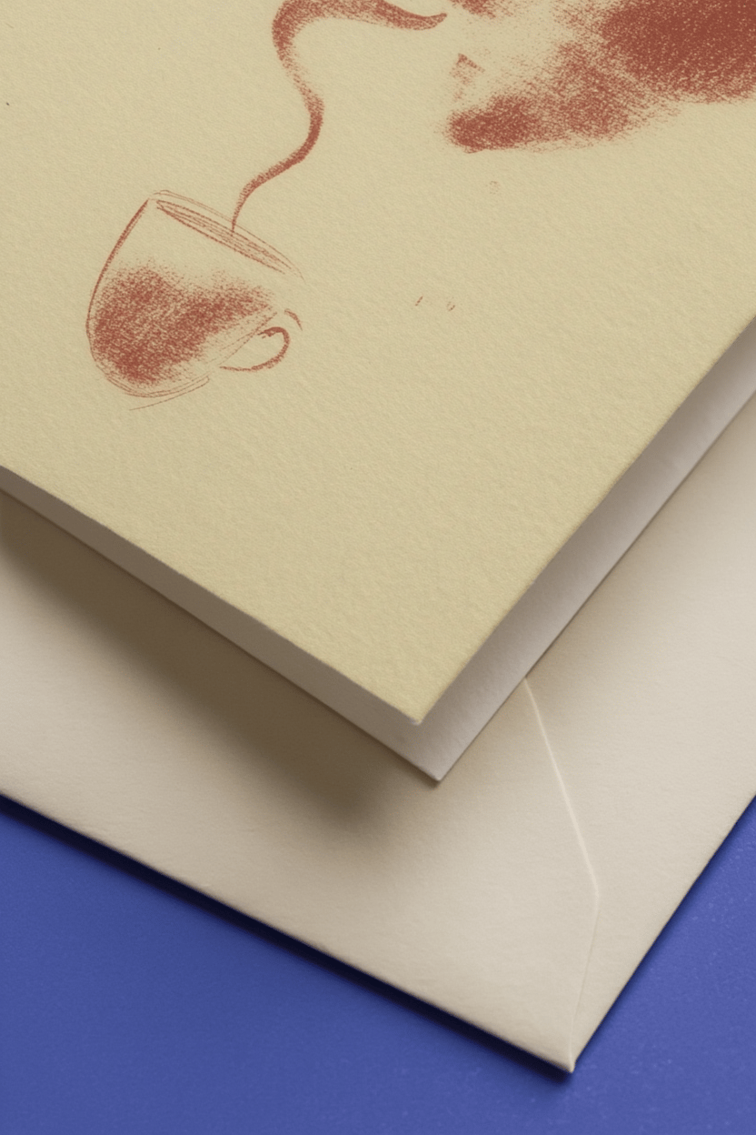 Hardest Working Dad Coffee Card mockup 3