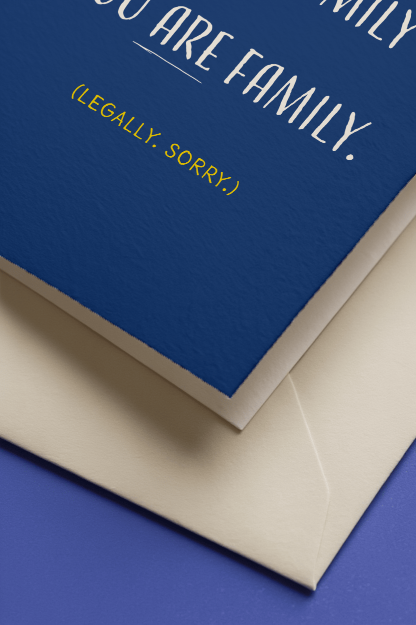 Legally Family Father's Day Card mockup 3