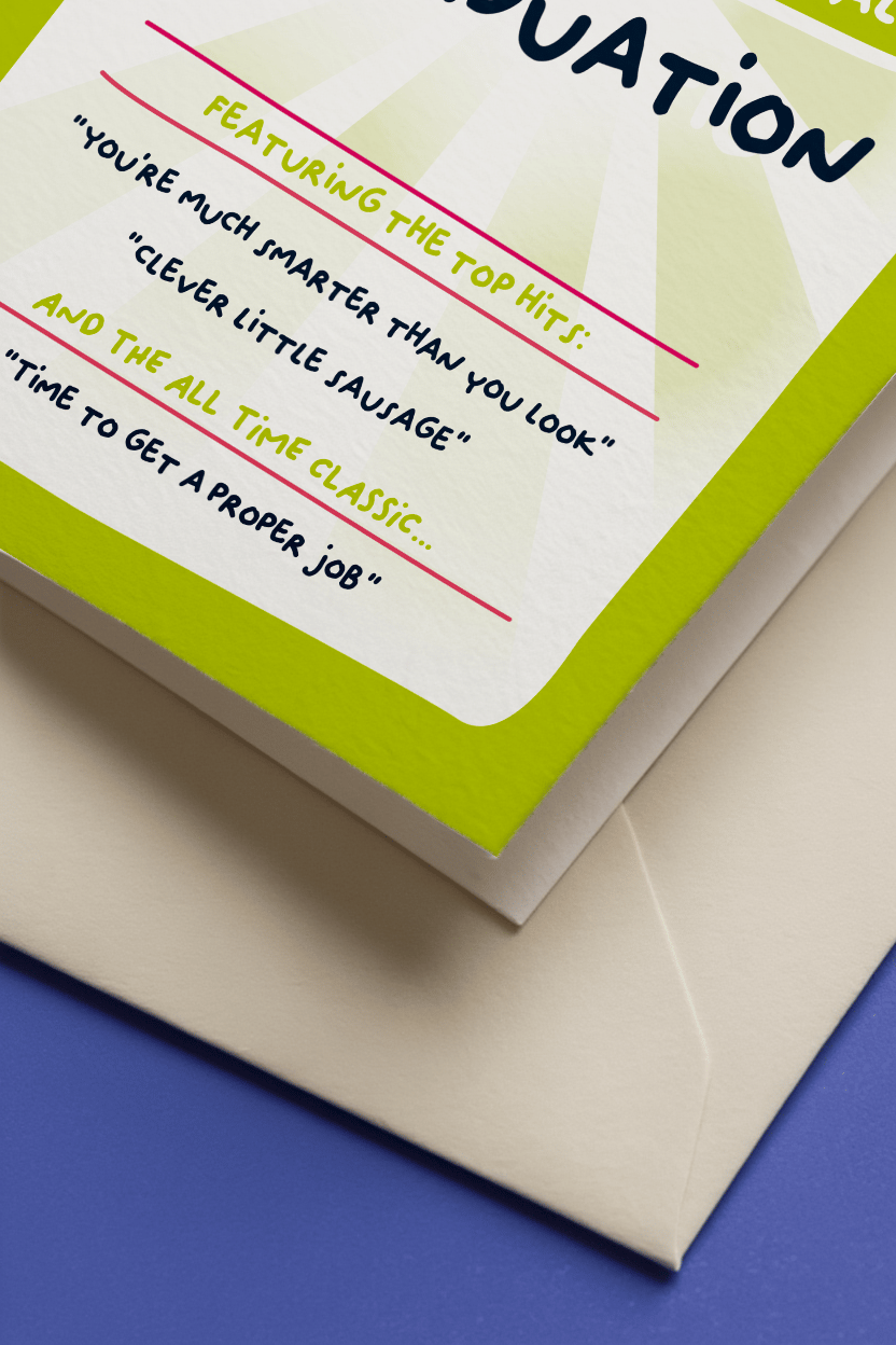 Now That’s What I Call Graduation Card mockup 3