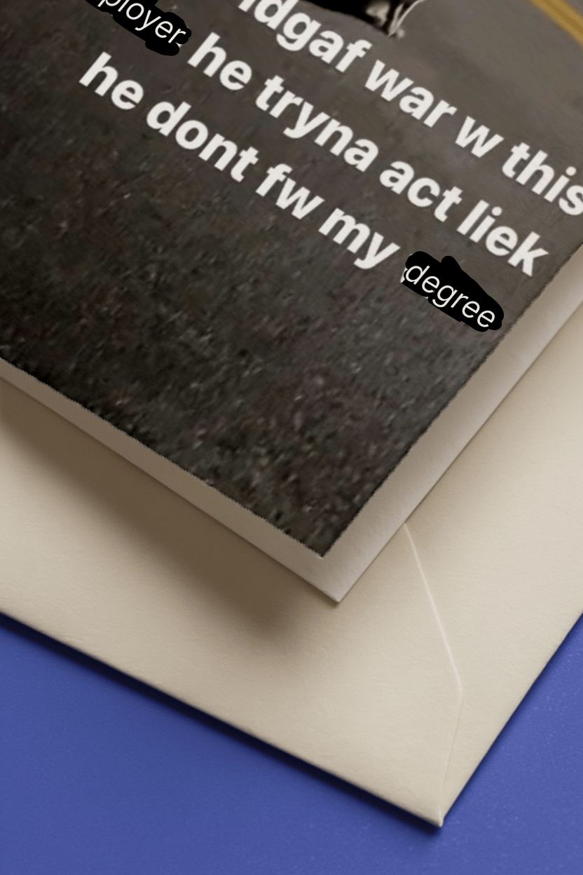 Degree Beef with the Employer Card mockup 3