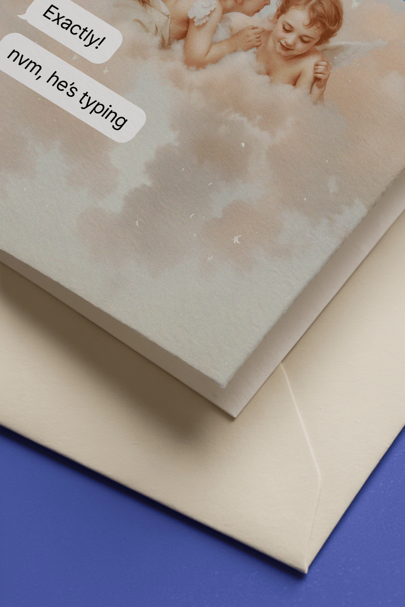 Typing Angel Situationship Card mockup 3