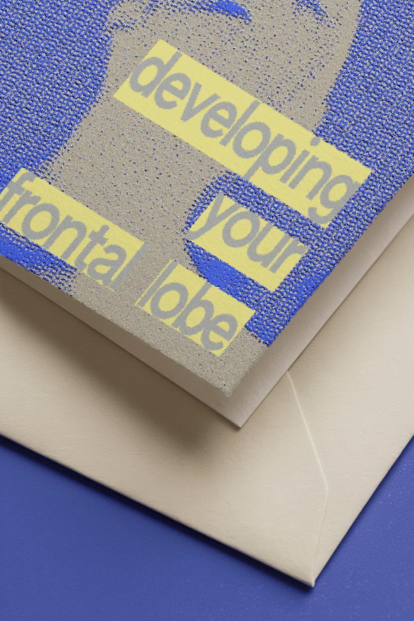 Congrats on Developing Your Frontal Lobe Card mockup 3