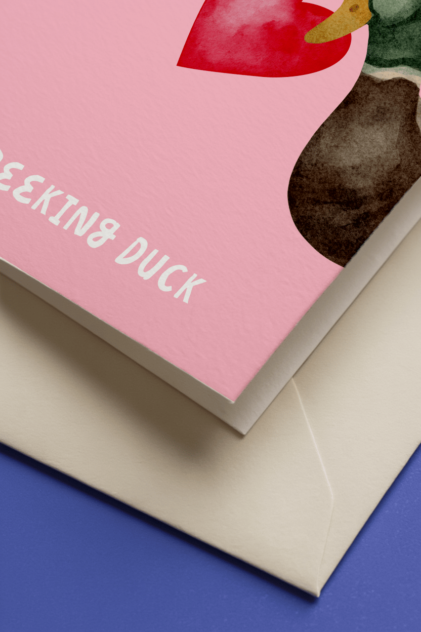 Peeking Duck Love mockup 3