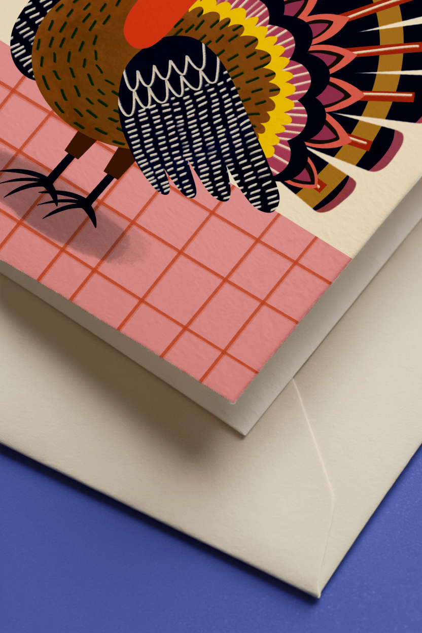 Plucky to Be with You Card mockup 3