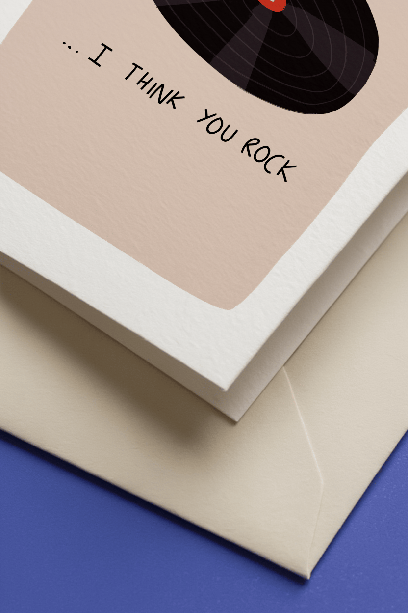 For the Record Vinyl Card mockup 3