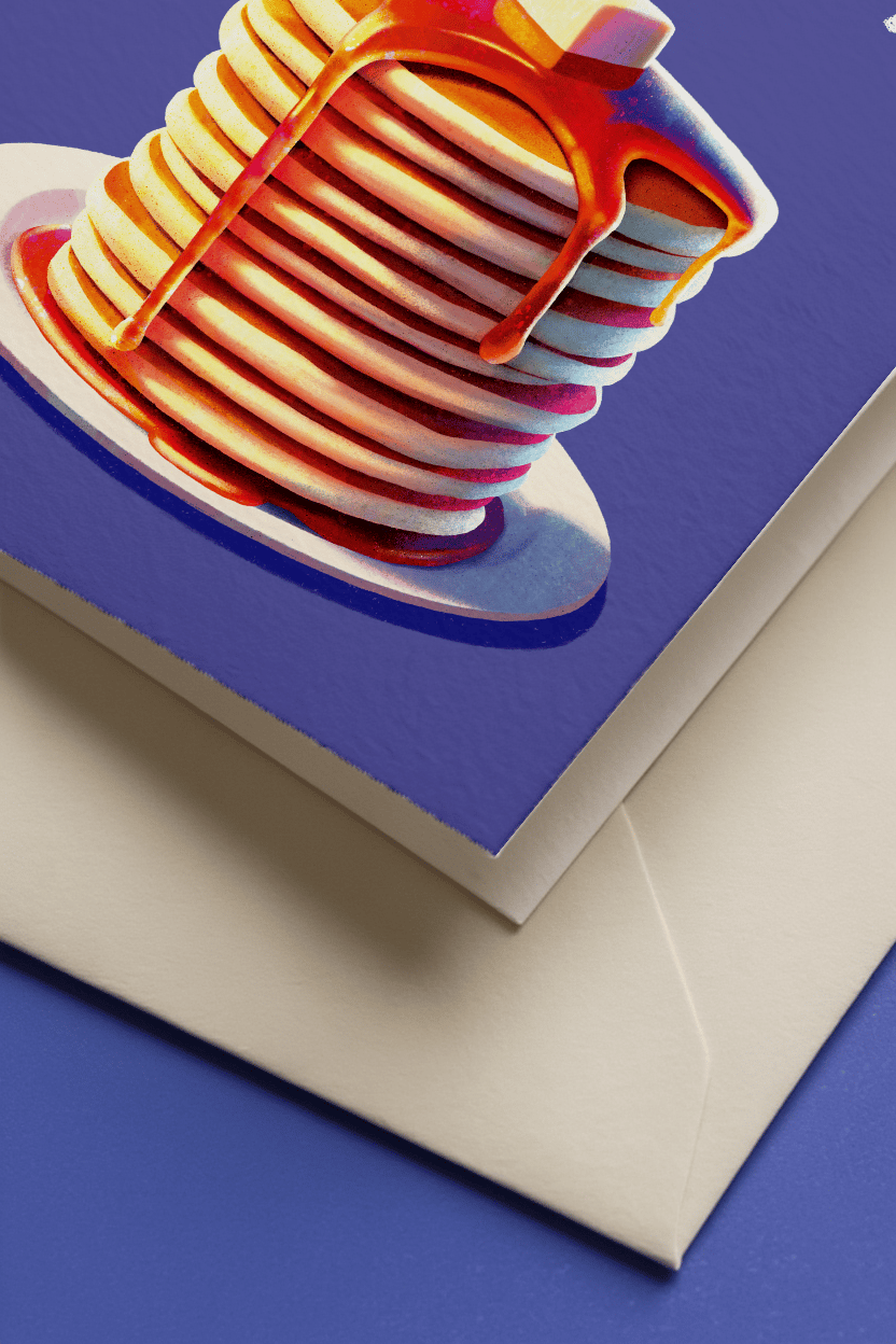 Stacks Up Mom Pancake Card mockup 3