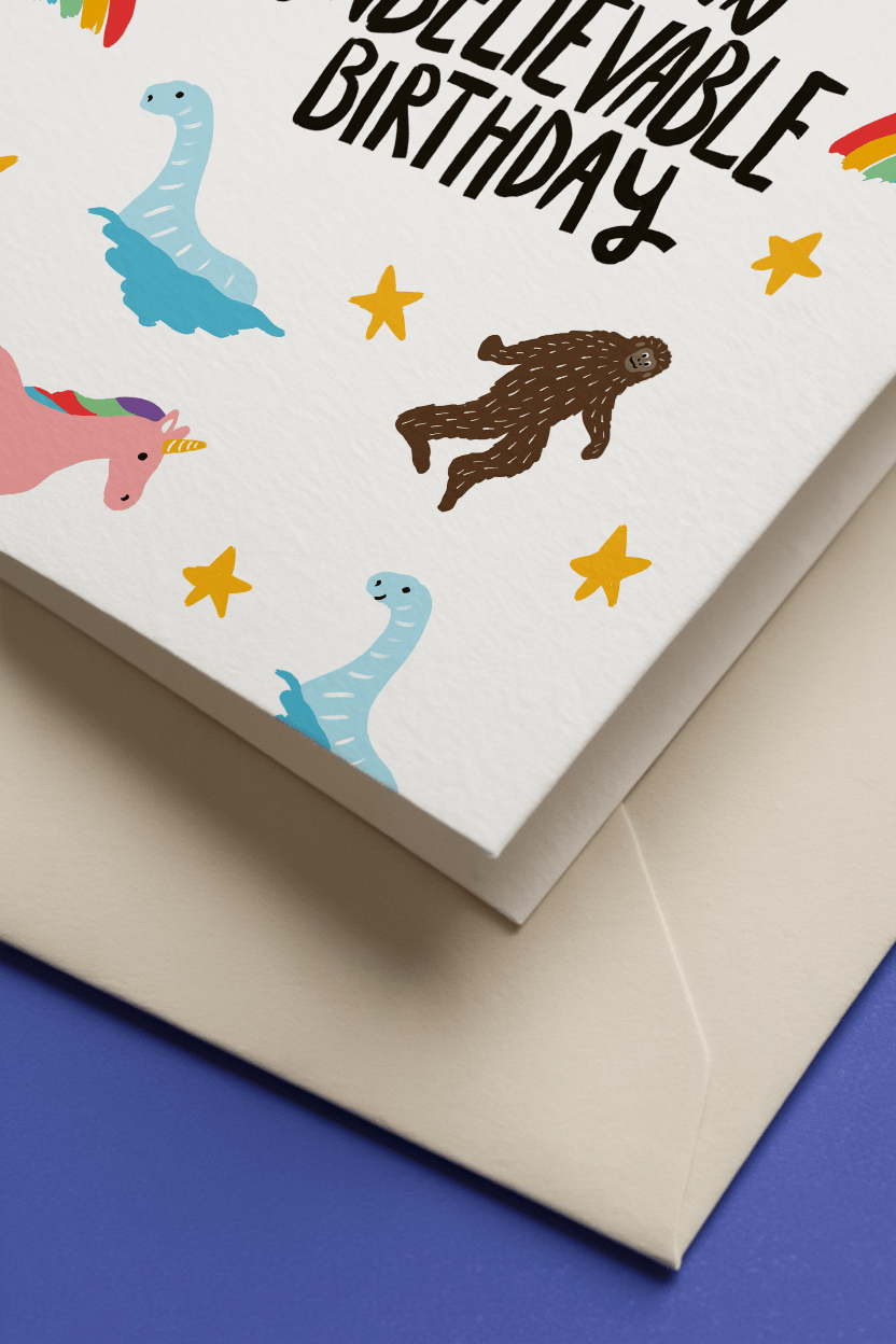 Have An Unbelievable Birthday mockup 3