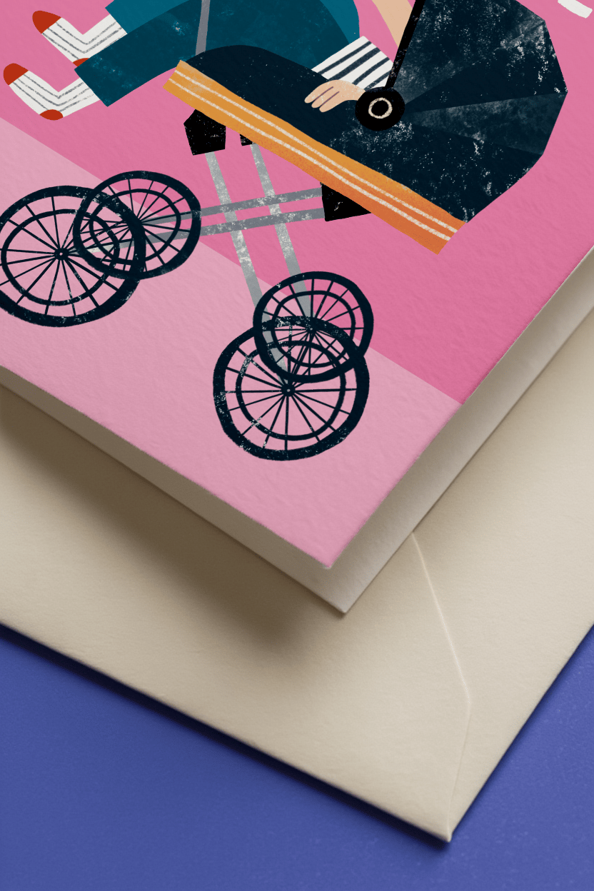 Eventually Moving Out Mother's Day Card mockup 3