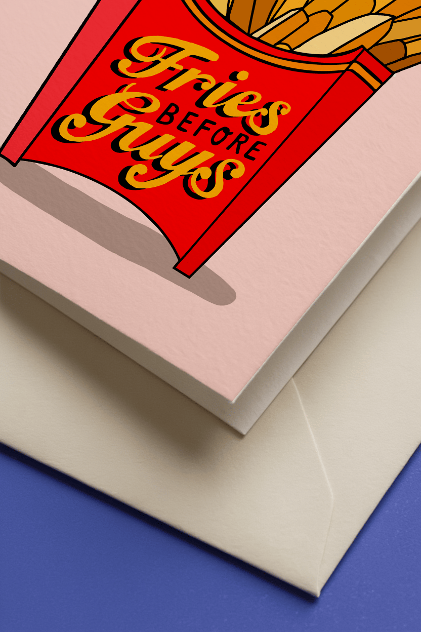 Happy Galentine's Fries Before Guys mockup 3
