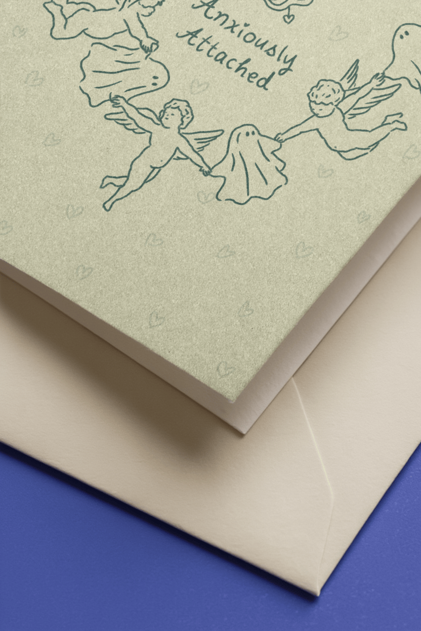 Anxiously Attached Angel Card mockup 3
