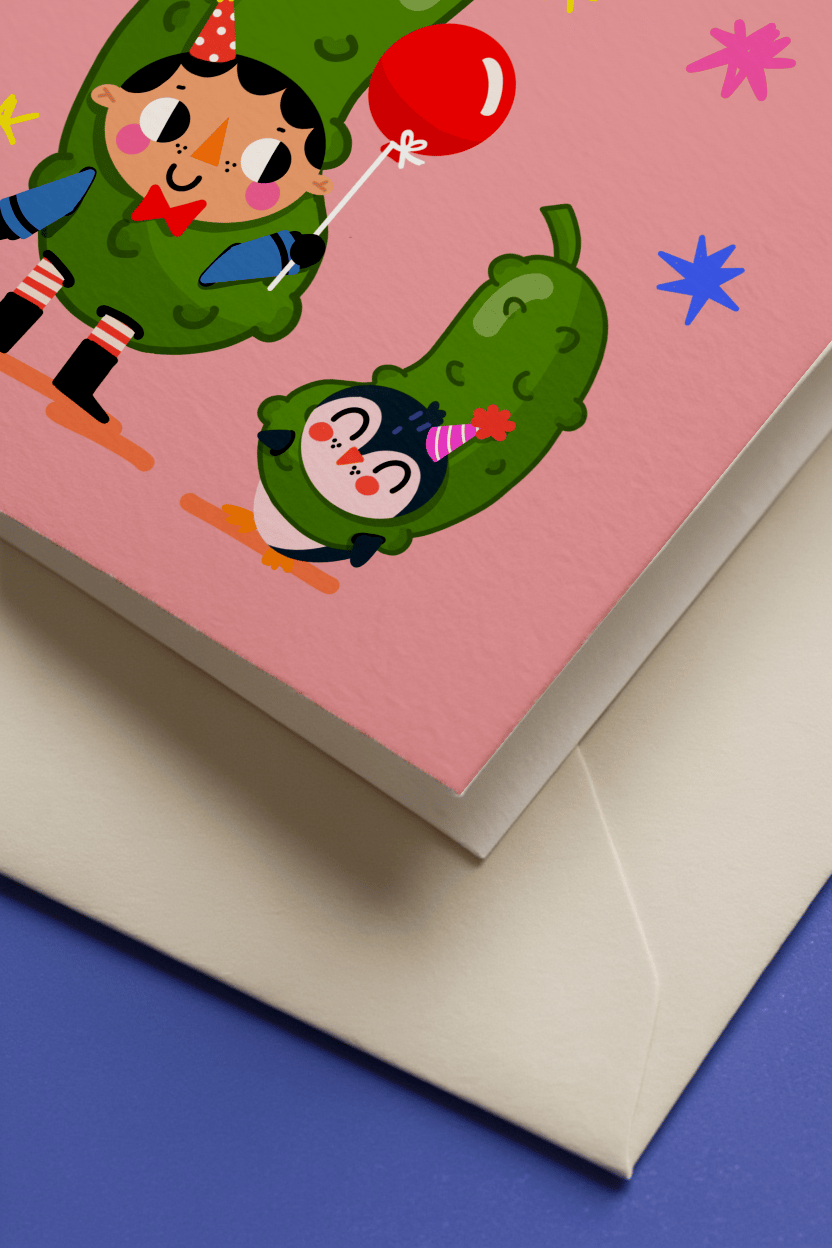Happy Birthday Pickle mockup 3