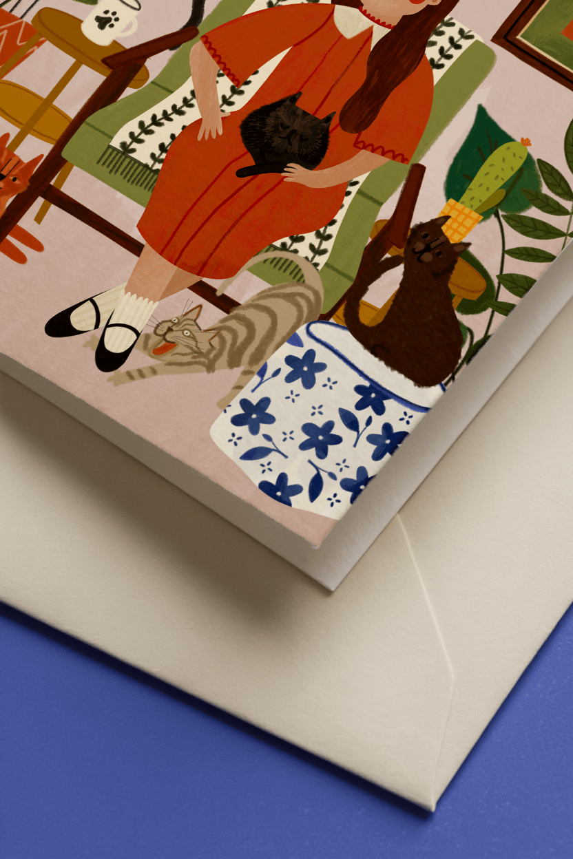 One Year Closer Card mockup 3