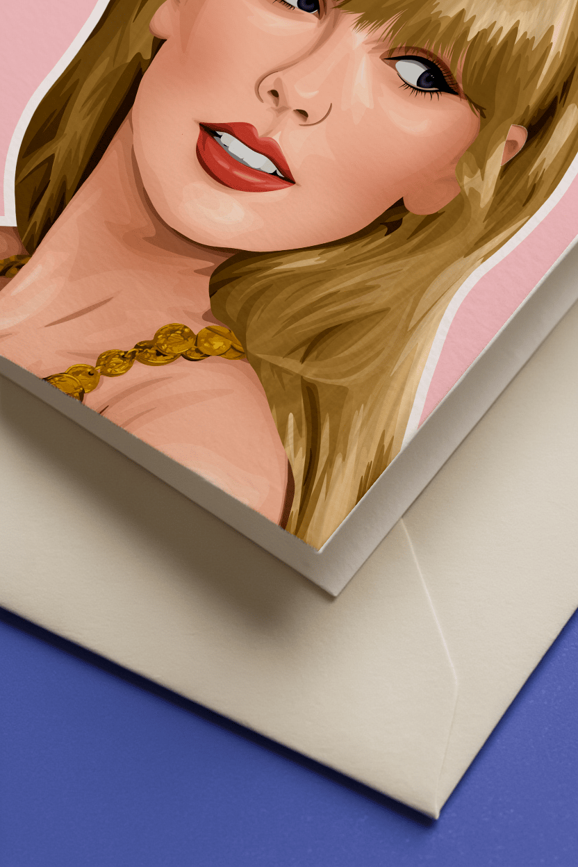 Song-Inspired Valentine's Day Card mockup 3