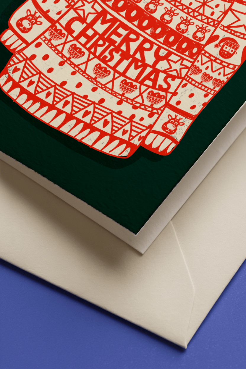 Festive Christmas Sweater mockup 3