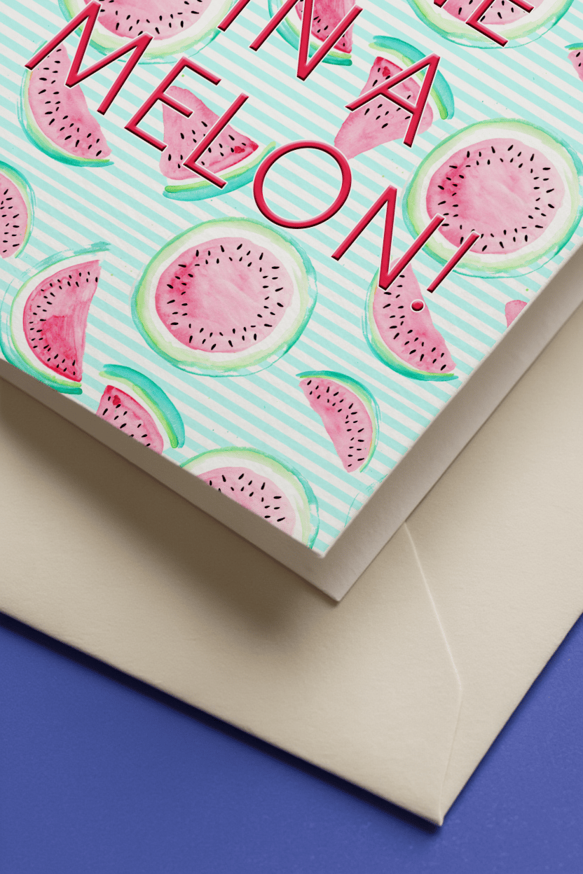 You’re One in a Melon Card mockup 3