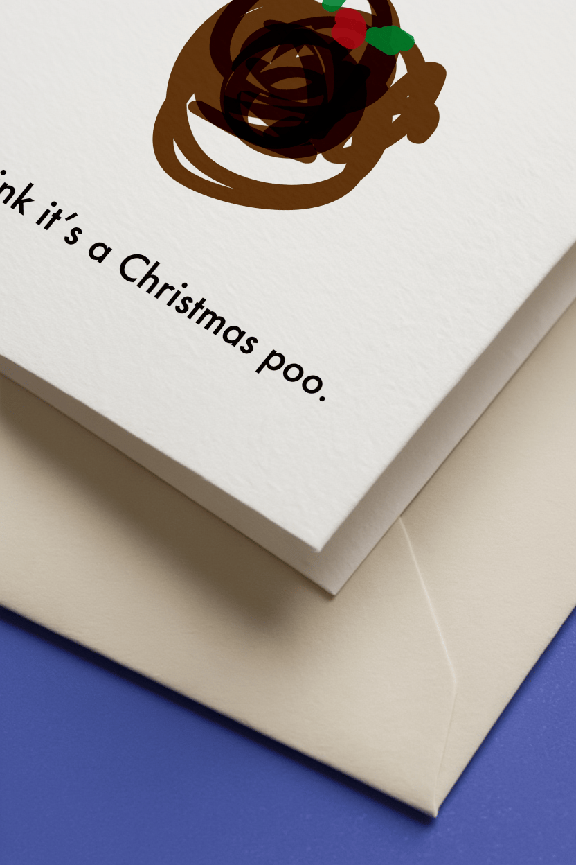 Child's Christmas Poo mockup 3