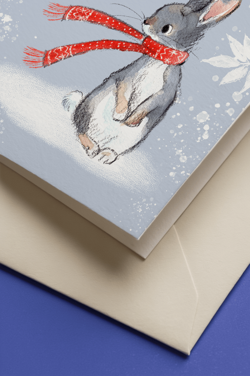 Christmas Wishes Bunny mockup 3