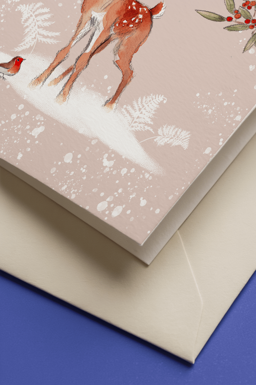 Happy Christmas Deer mockup 2