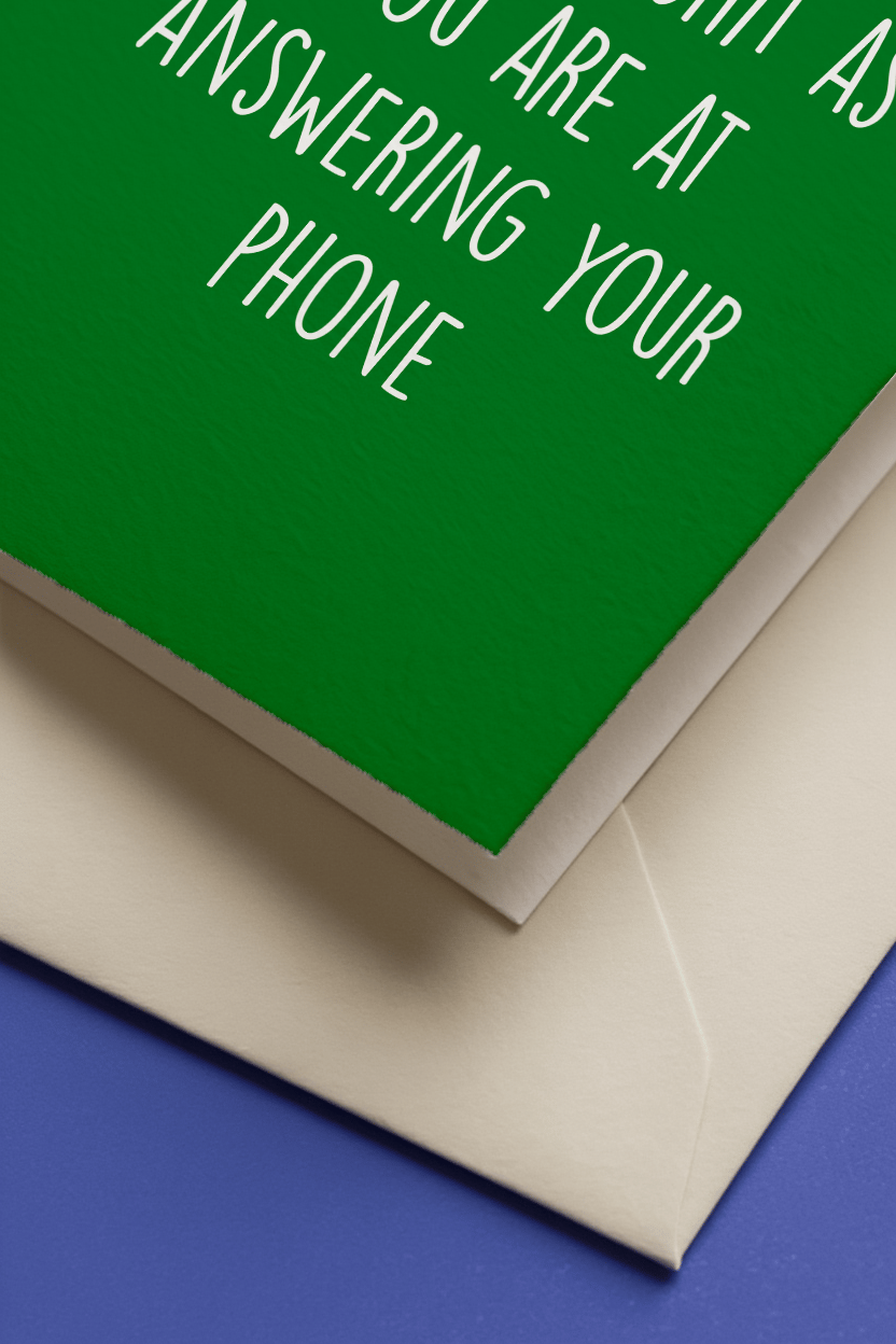 Christmas And Answering A Phone mockup 3