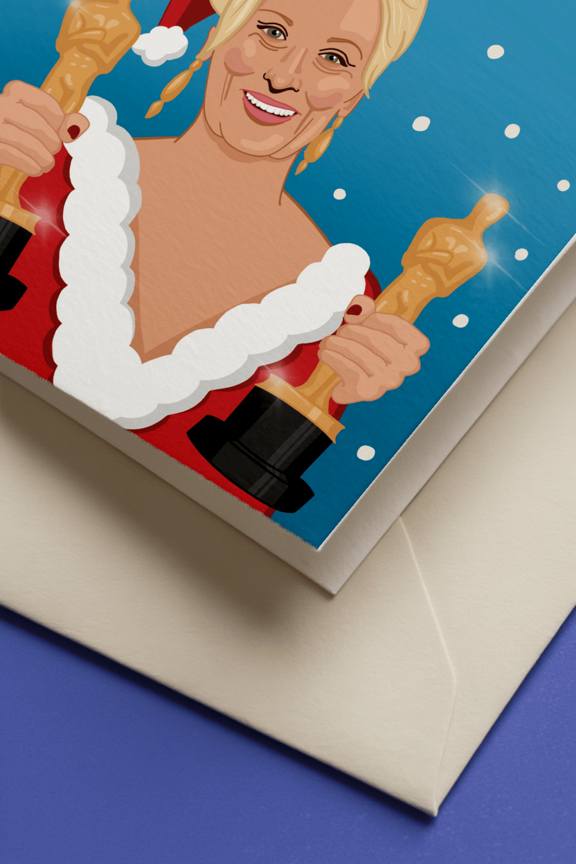 We Wish You a Meryl Christmas" mockup 3