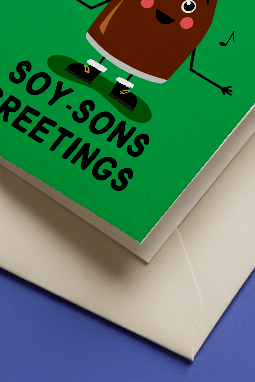 Soy-Sons Greetings mockup 3