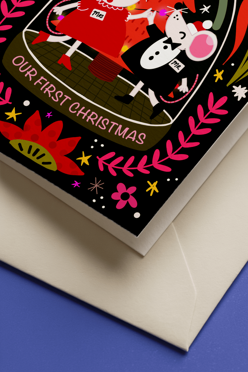 Our First Christmas mockup 3