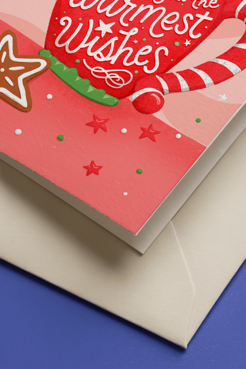 Warmest Wishes Mug mockup 3