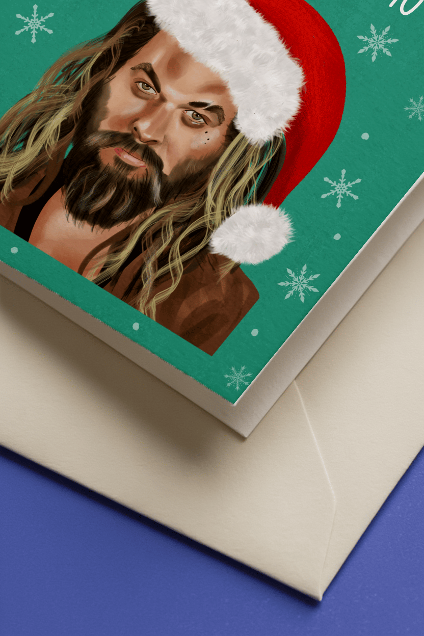 Santa's Jason Momoa Surprise mockup 3