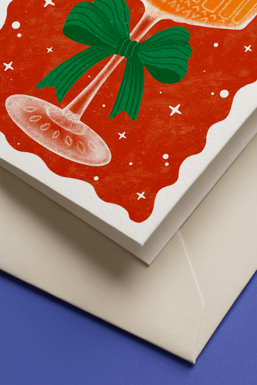 Merry Christmas Cocktail mockup 2