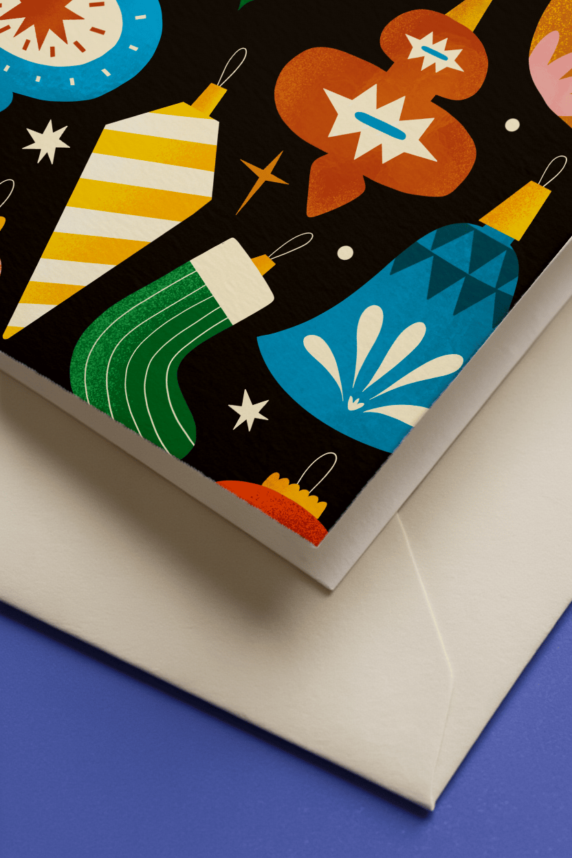 Merry Christmas Ornaments mockup 3