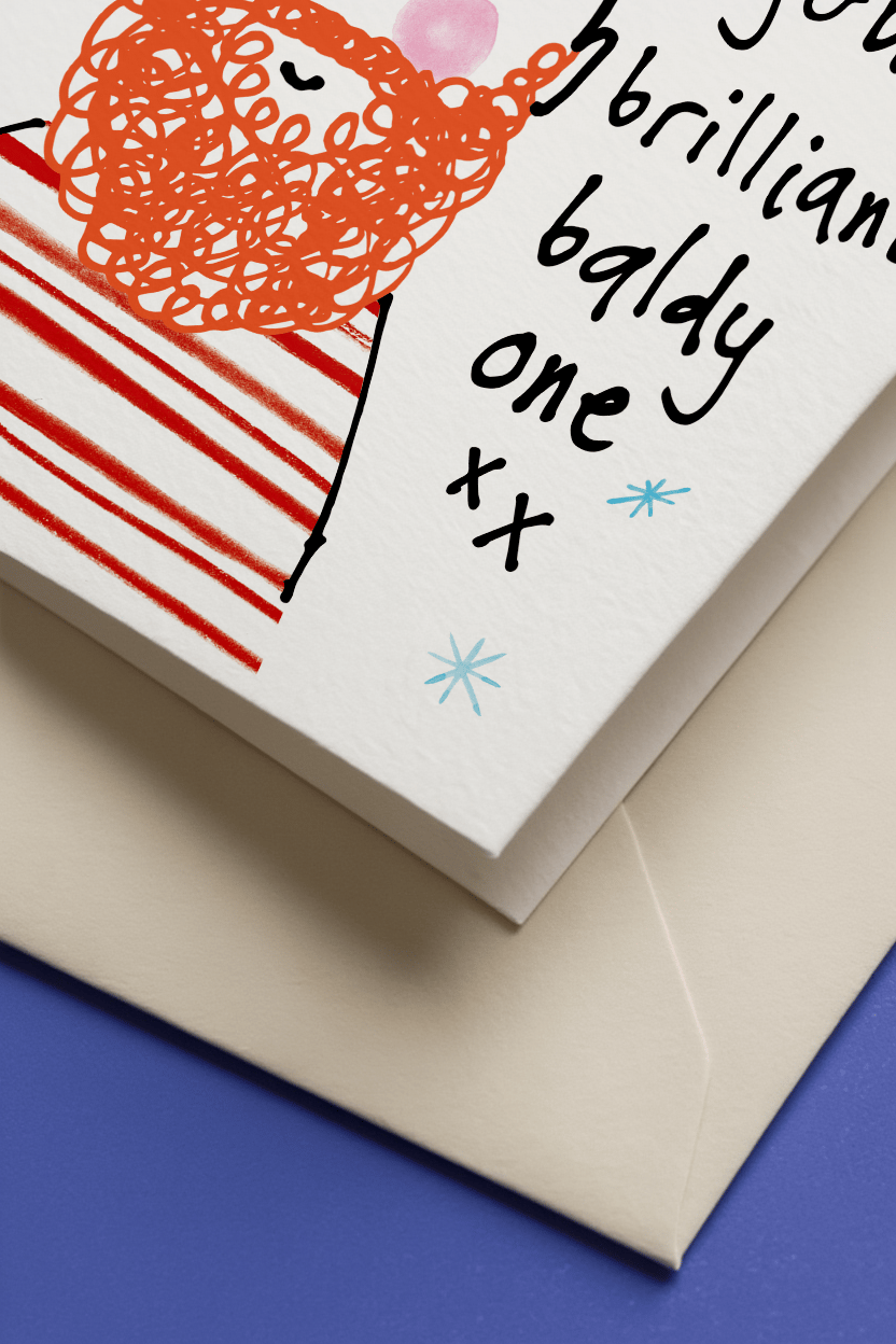 Merry Christmas You Brilliant Baldy One mockup 3