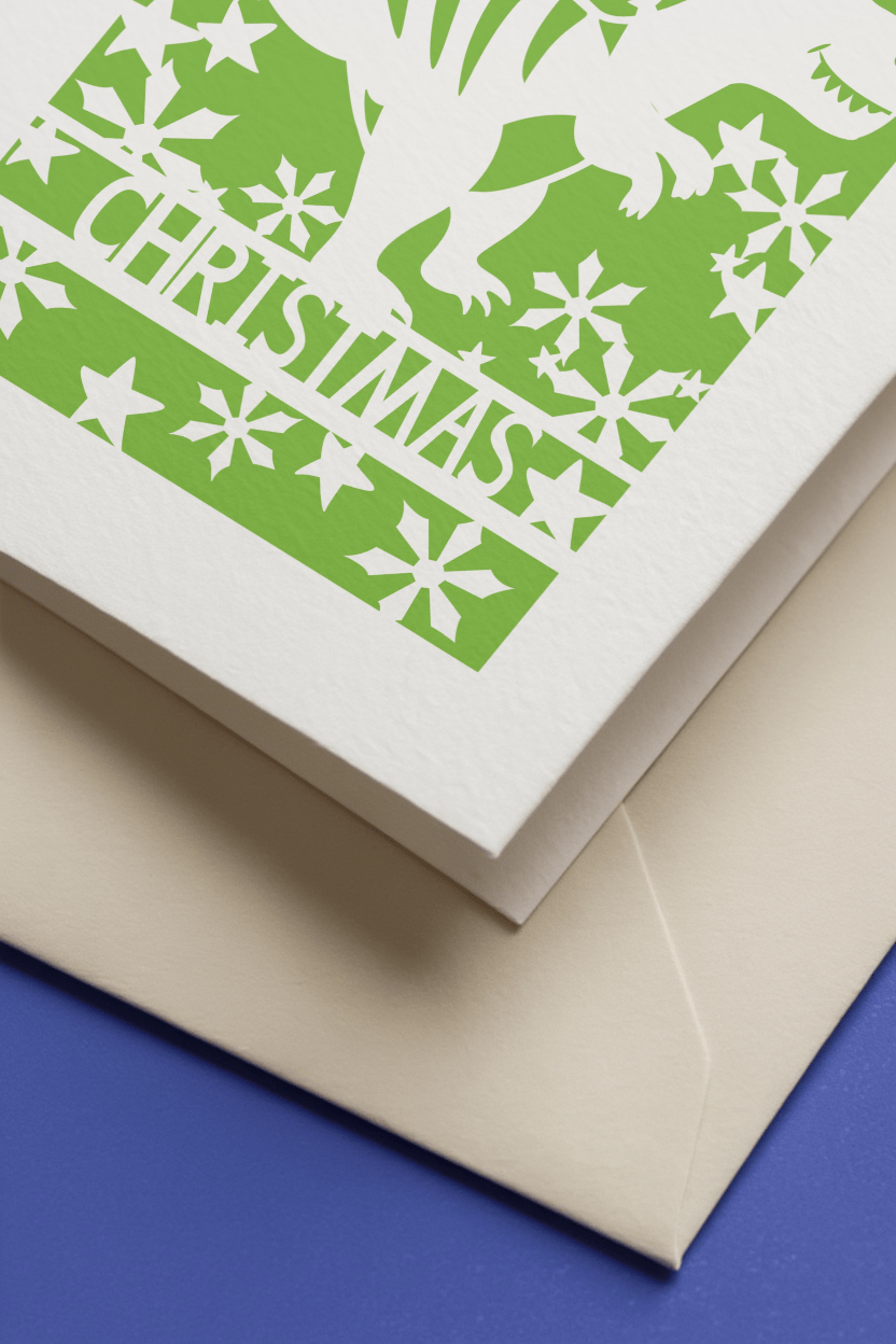 Have a Roarsome Christmas mockup 3