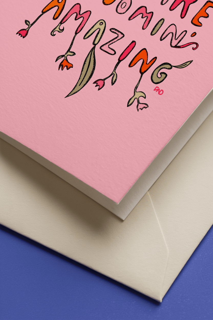 You Are Bloomin' Amazing mockup 3