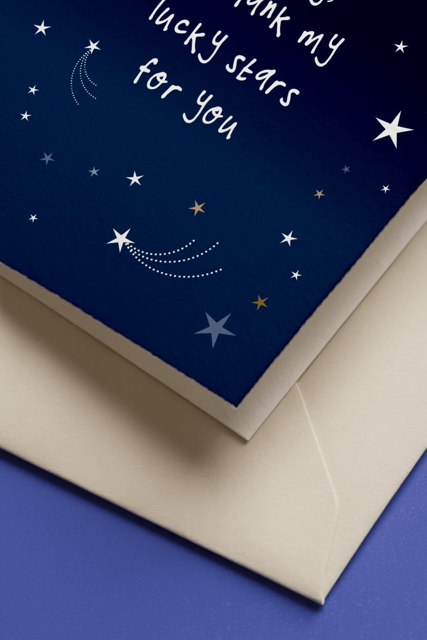 nana i thank my lucky stars for you mockup 3