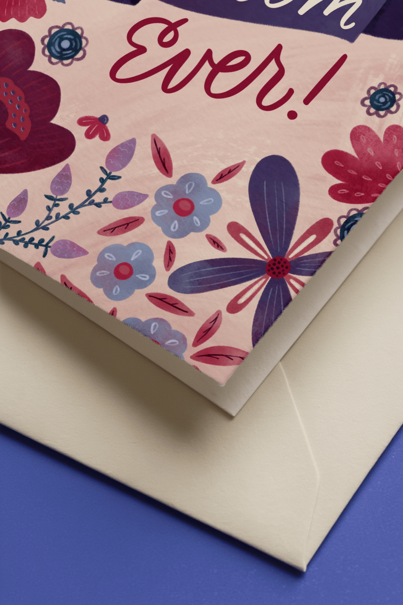 best mom ever floral design mockup 3