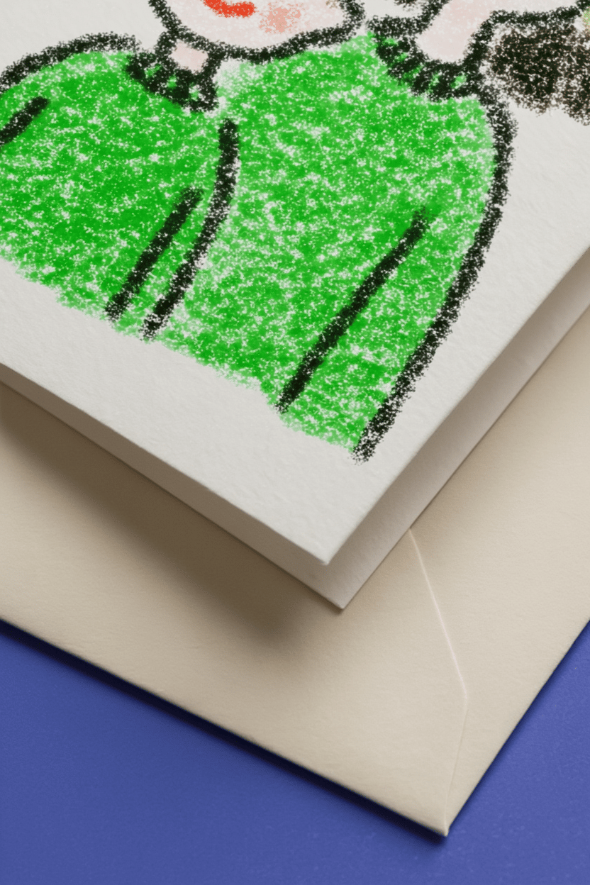 mom and son crayon sketch mockup 3