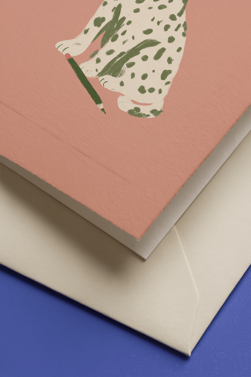 A leopard for Dear future me mockup 3