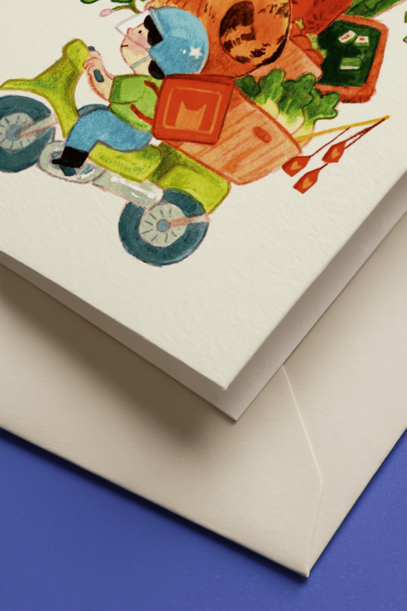 motorbike with a lot of stuff mockup 3