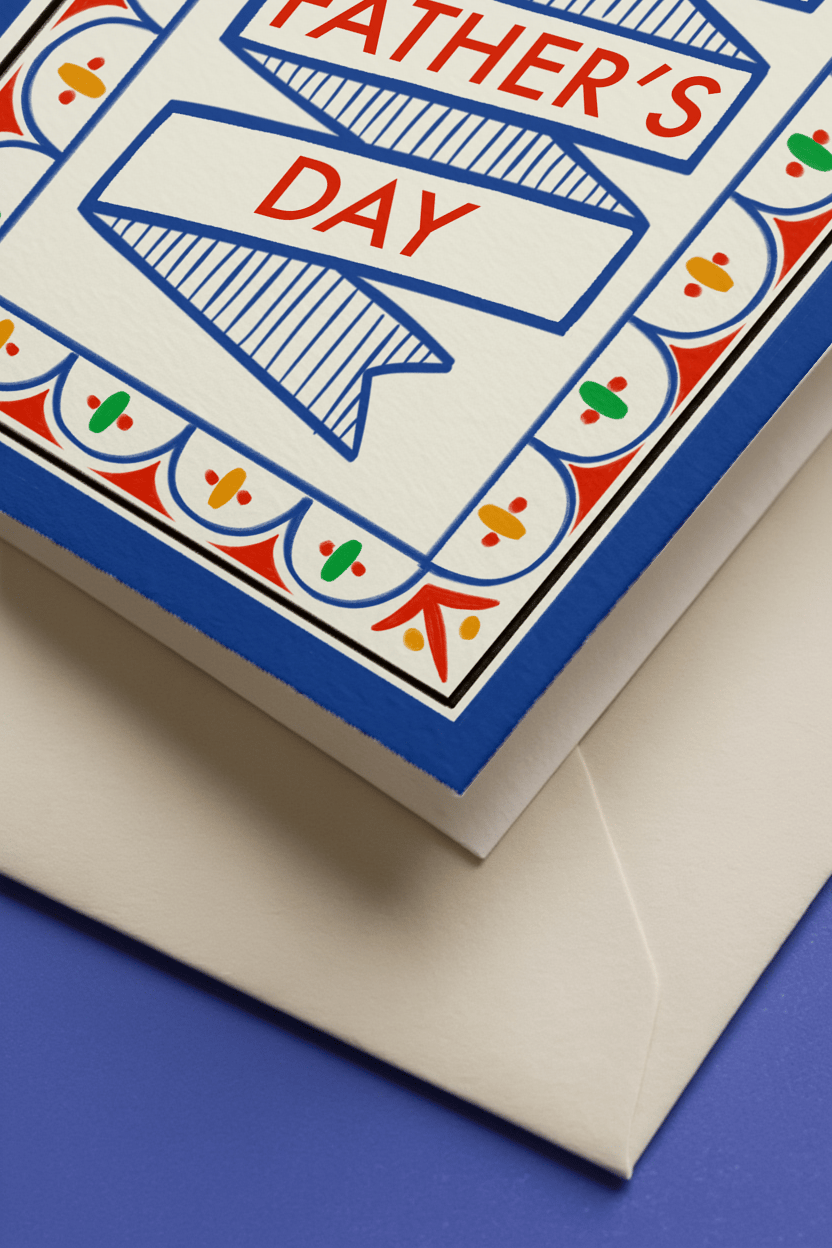 Decorative Banner Father's Day mockup 3