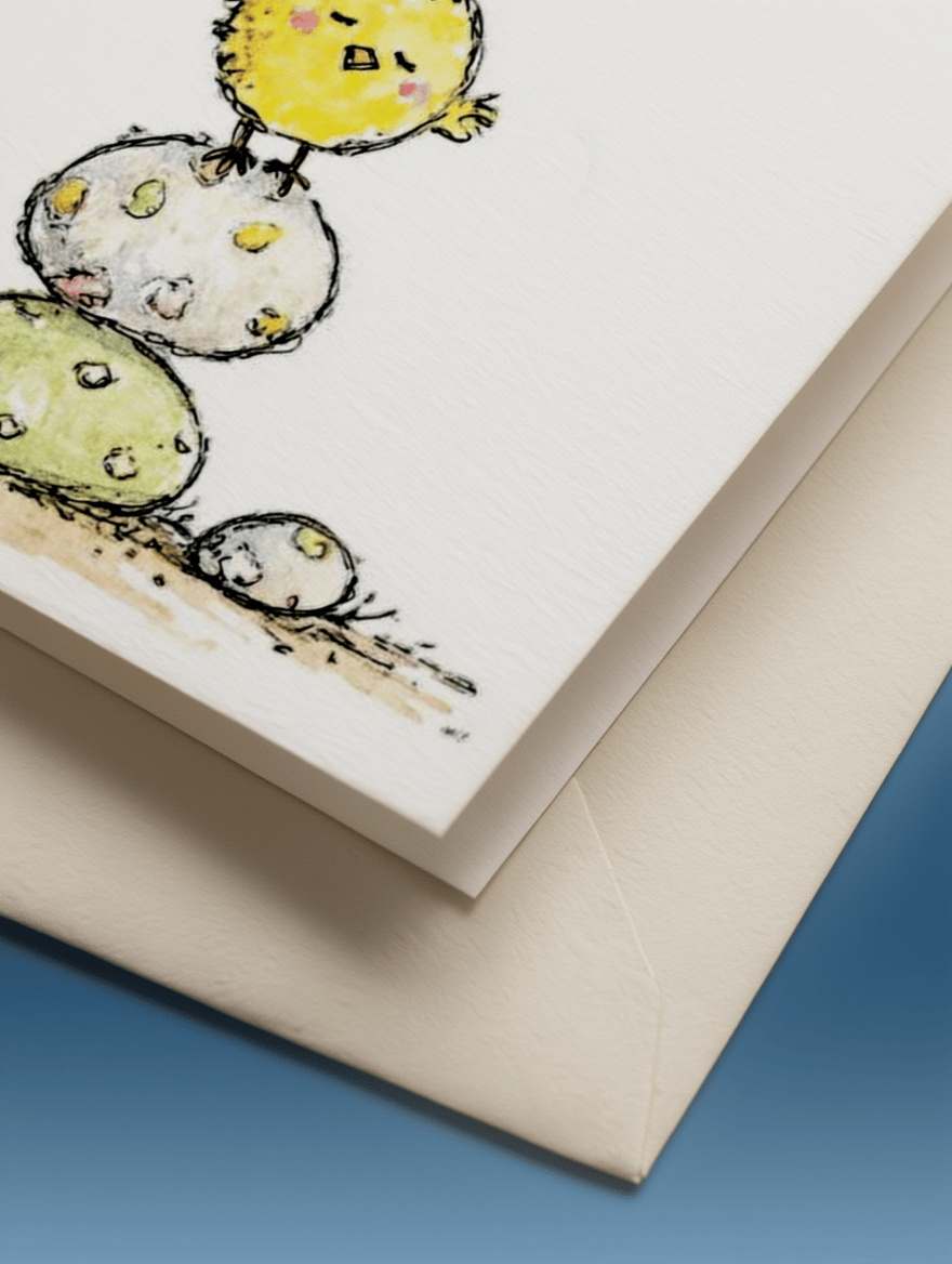 Easter Peeps Cuteness Card mockup 3