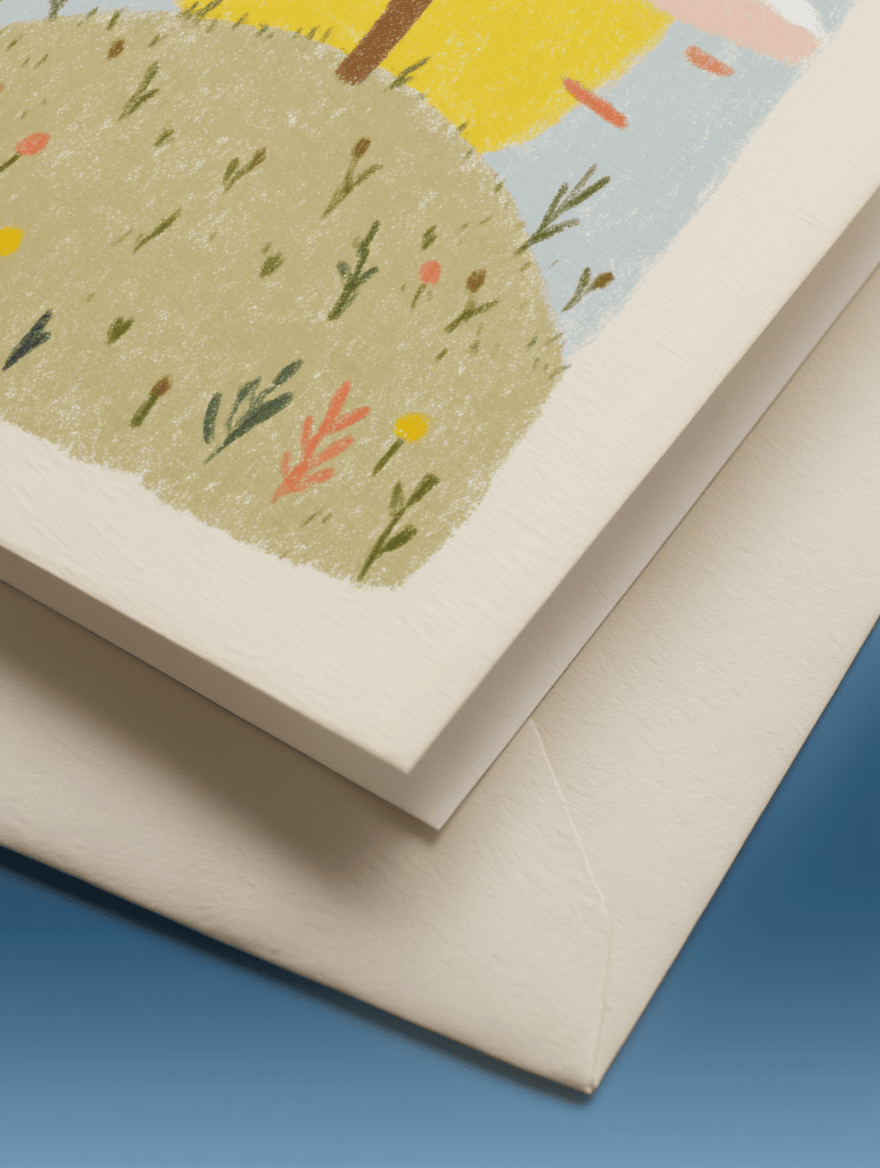 He Is Risen Easter Card mockup 3