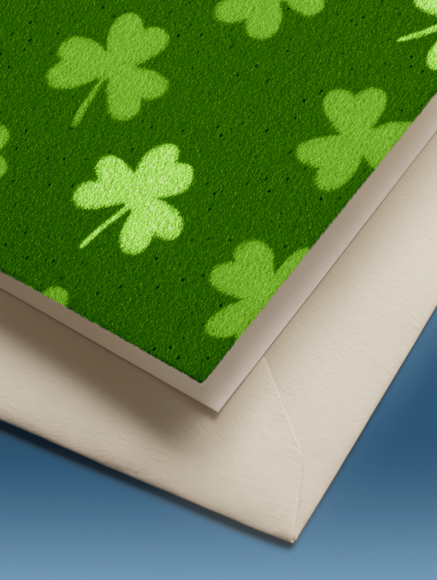 Lucky Shamrock Greetings mockup 3