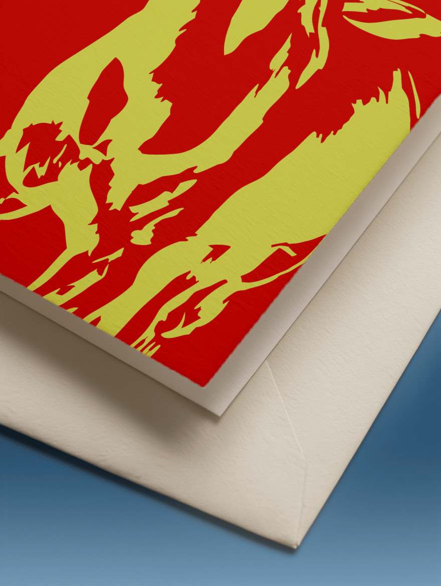 Lunar New Year Horse Card mockup 3