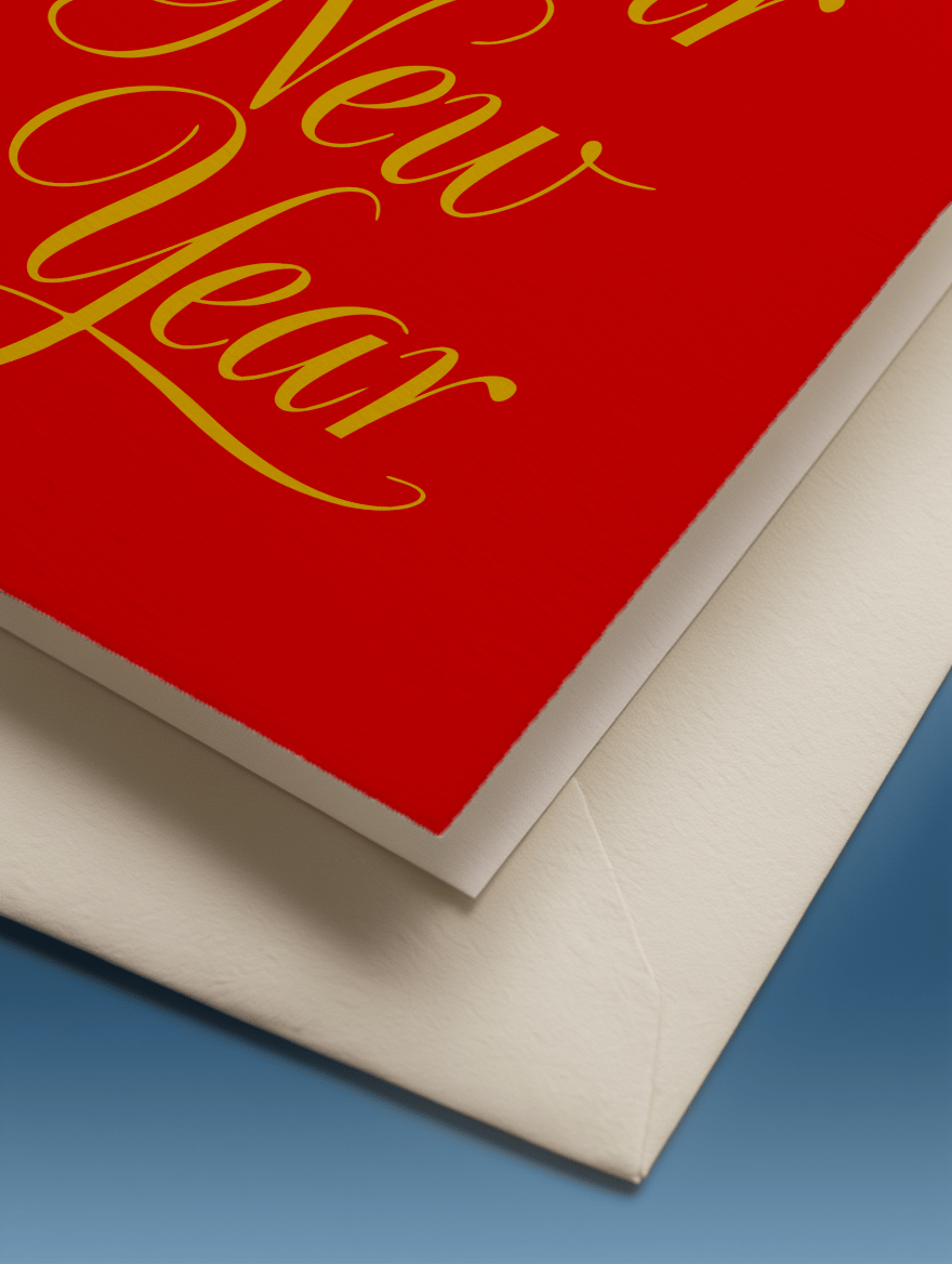 Elegant Lunar New Year Wishes mockup 3