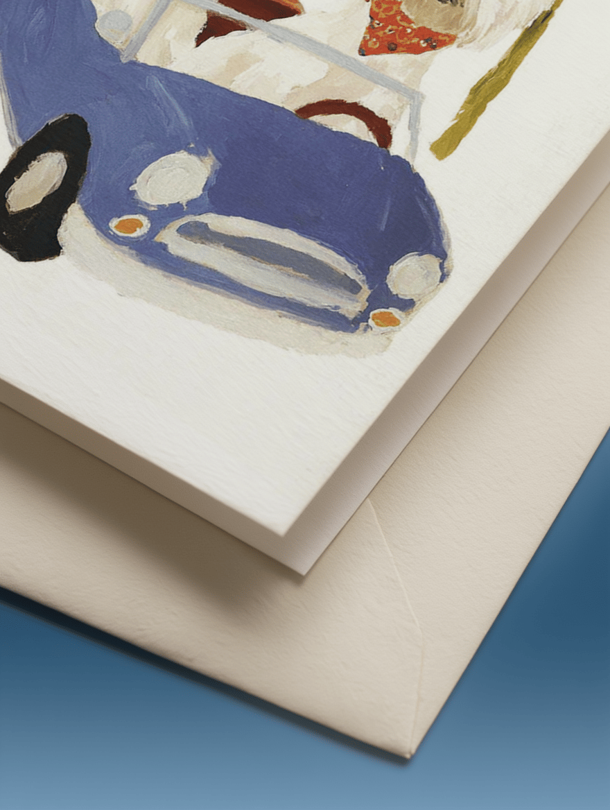 Cool Pups Road Trip Card mockup 3