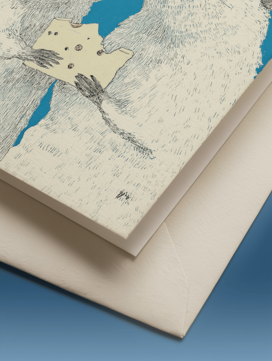 Cheesy Love Card mockup 3