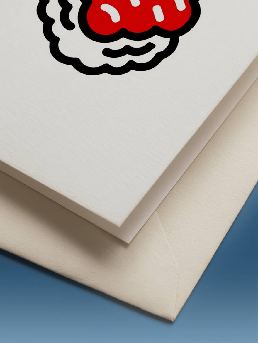 More Than Sushi Love Card mockup 3