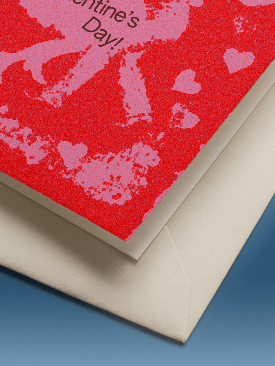 Romantic Valentine's Day Embrace mockup 3