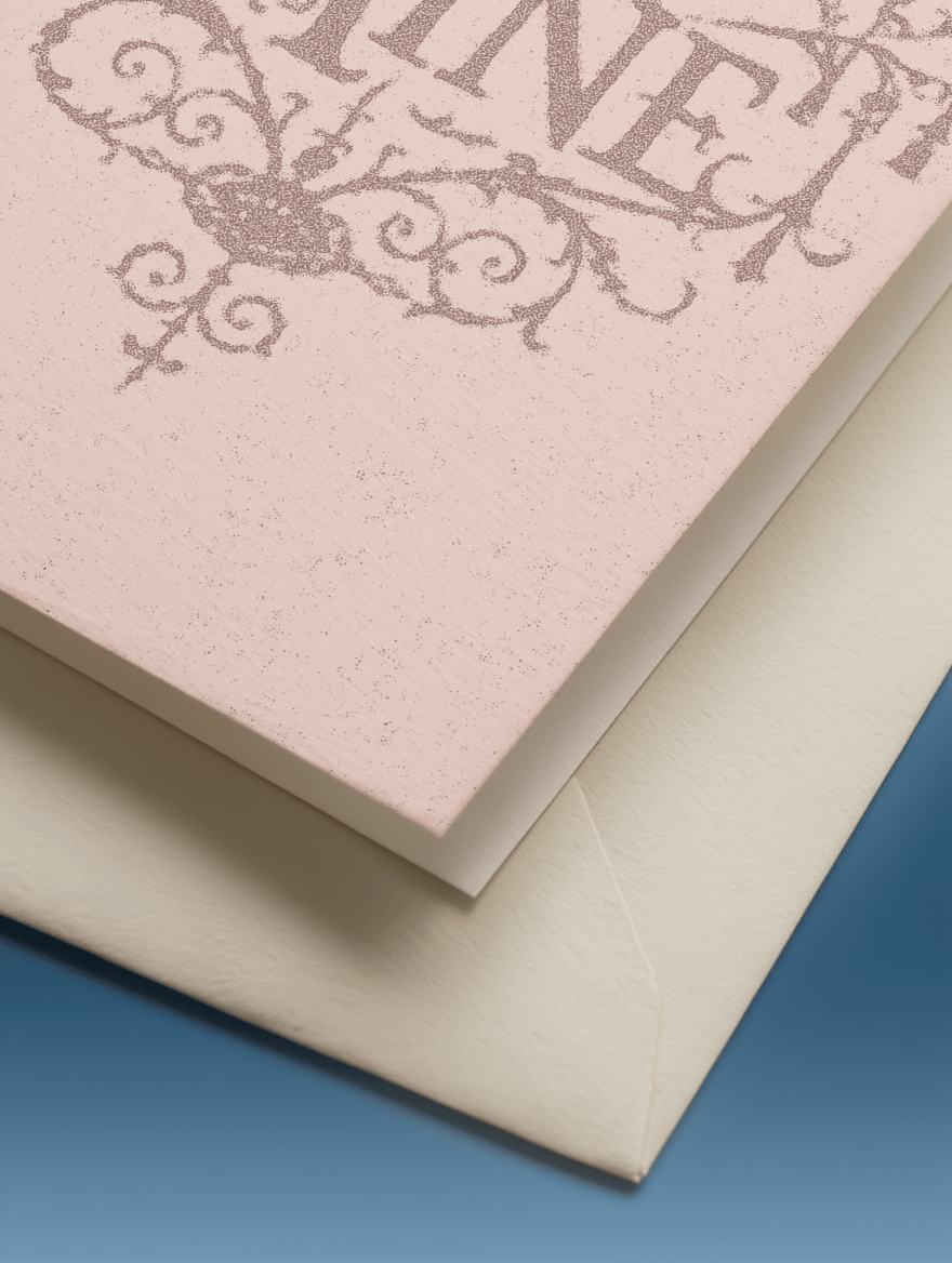 Be Mine Romantic Card mockup 3